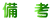 備 考